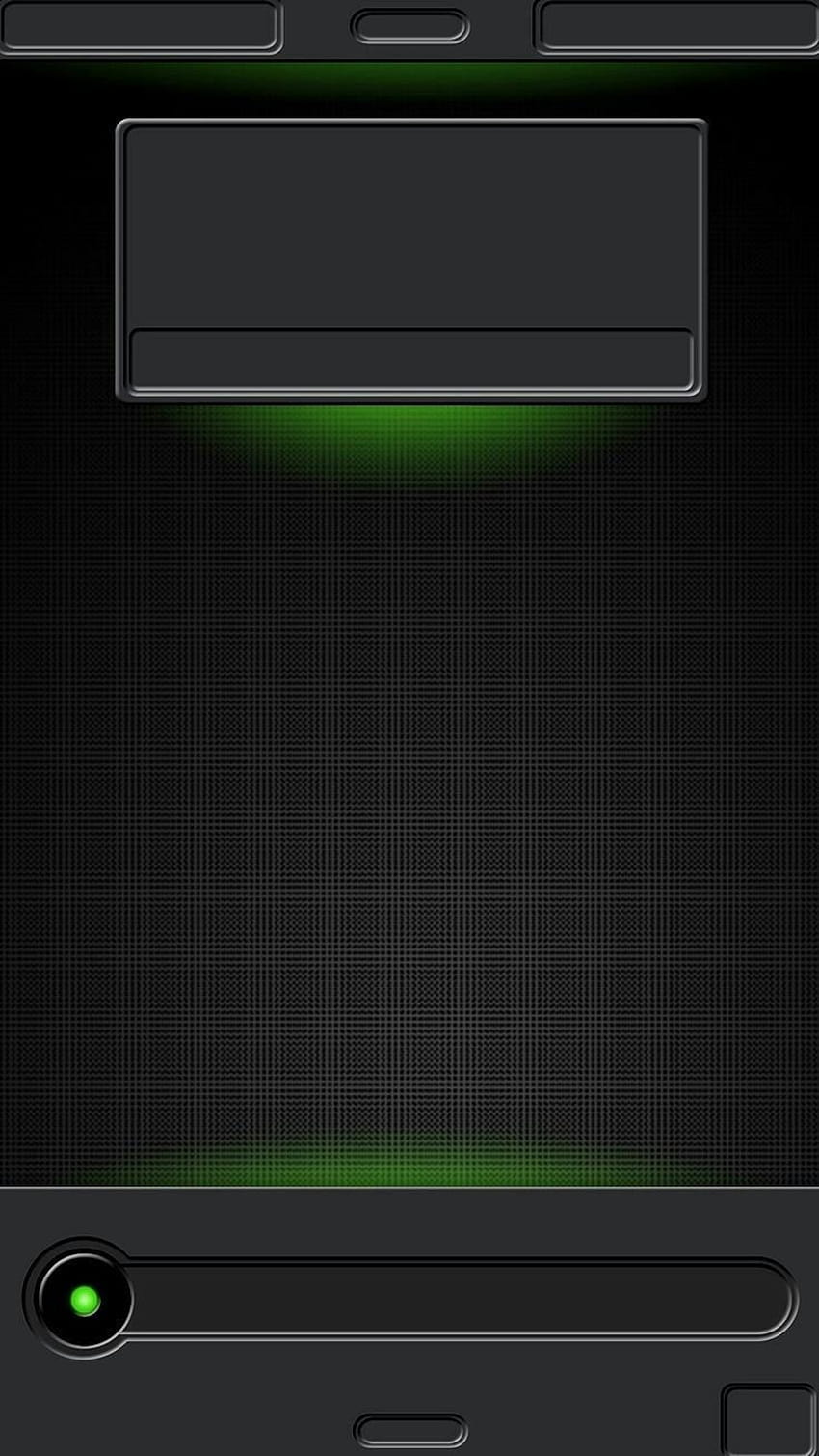 Lockscreen cinza e verde neon, telefone preto e verde neon Papel de parede de celular HD
