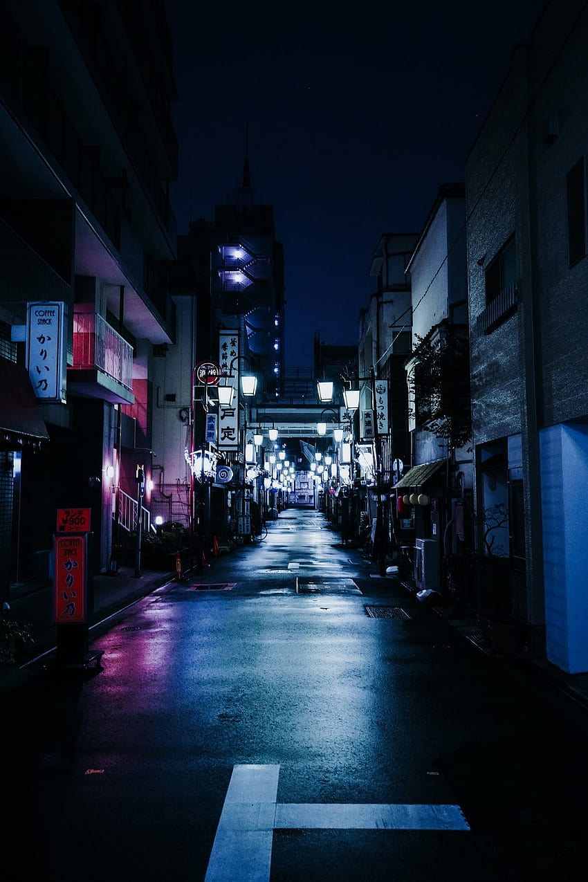 75 Tokyo Gecesi HD telefon duvar kağıdı