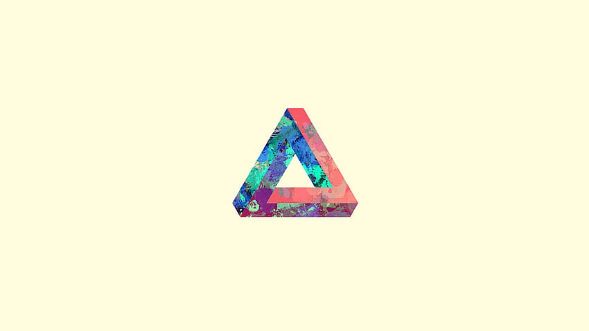 Penrose Triangle [1920x1080] : r/, impossible triangle HD wallpaper