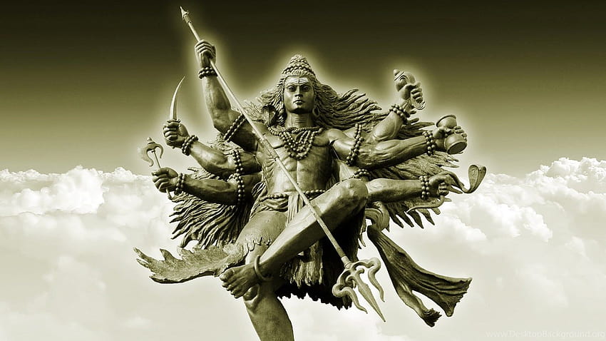Lord Shiva Angry Kaal Bhairav ​​.4 1920x1200 ... Фонове HD тапет