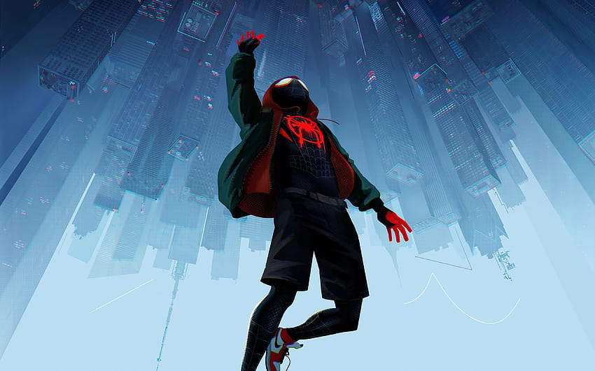 into the spider verse amoled HD wallpaper