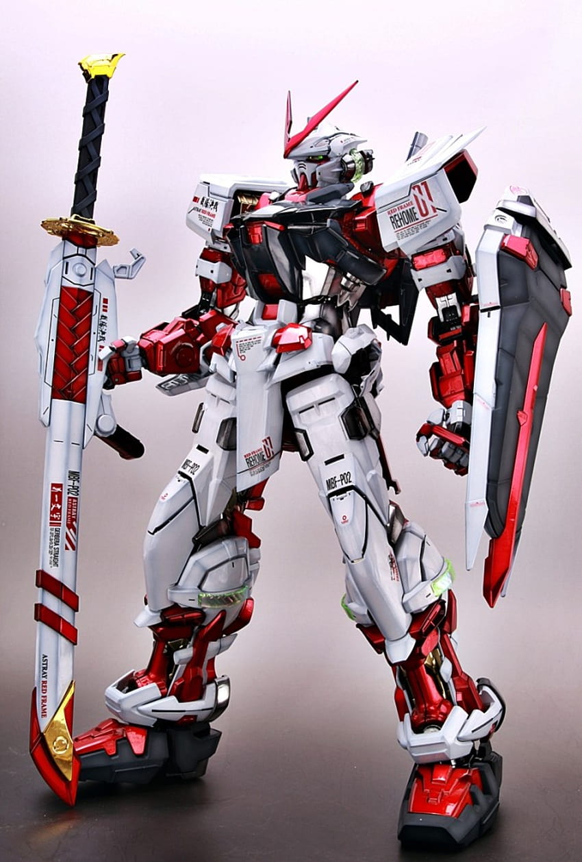 PG 1/60 Astray Gundam Red Frame [Trabalho da Comissão] Modelado por livese1. Revisão completa No.50 Size – GUNJAP, moldura vermelha extraviada Papel de parede de celular HD