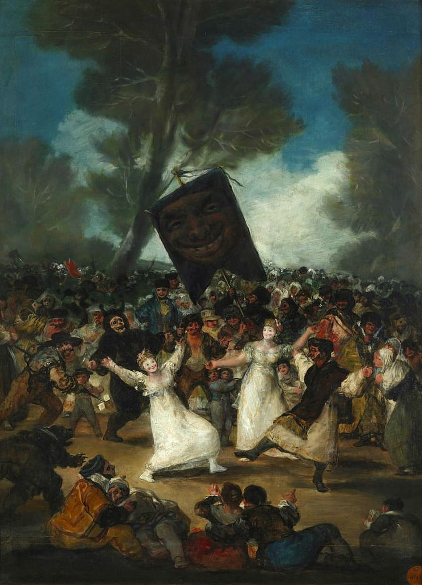 The Burial of the Sardine Francisco de Goya HD phone wallpaper