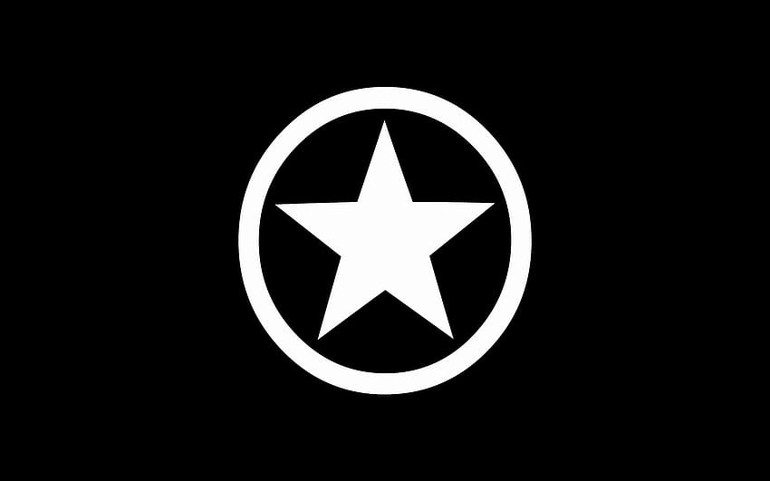 Dark New All Star Converse White Logo On Black, converse logo HD wallpaper