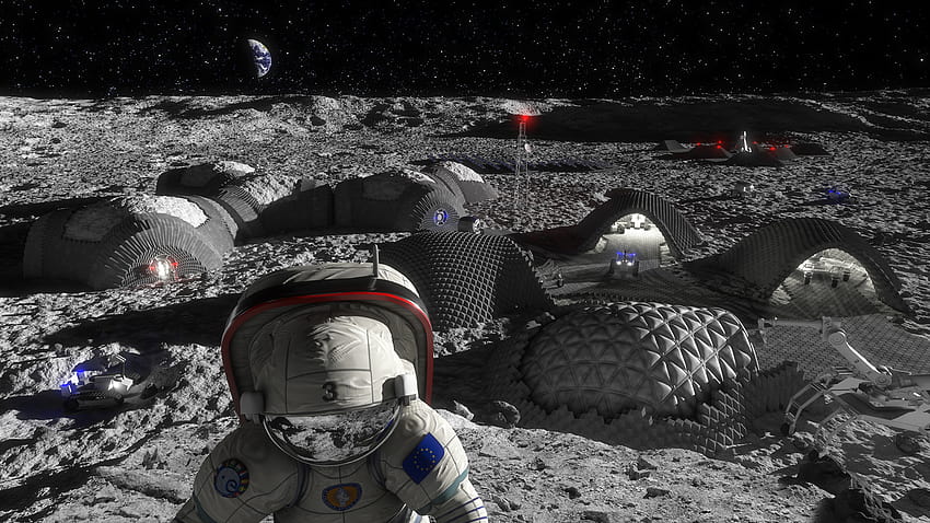 How Many Humans Could the Moon Support?, colonizing the moon HD wallpaper