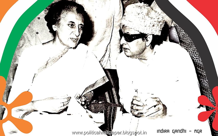 POLITICAL : Indira Gandhi, mgr HD wallpaper
