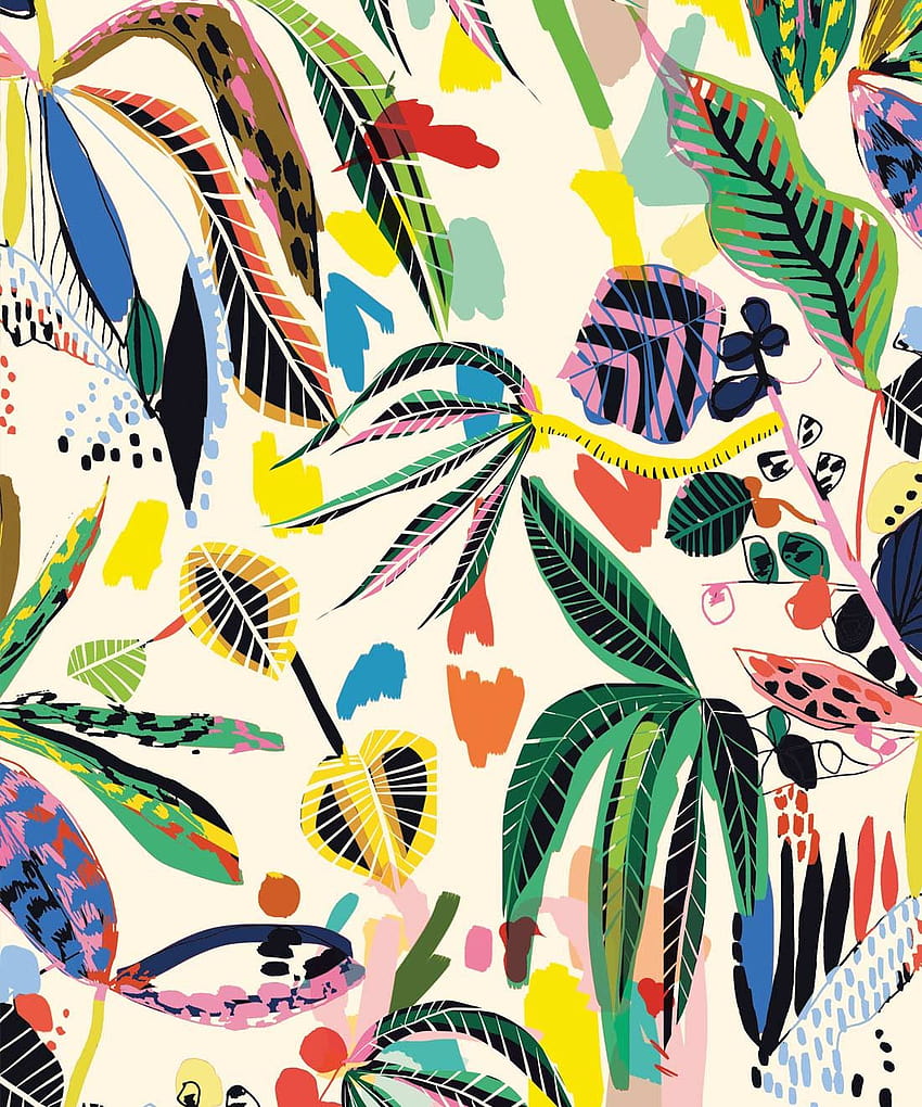 Utopia  Colorful Tropical Wallpaper  Milton  King