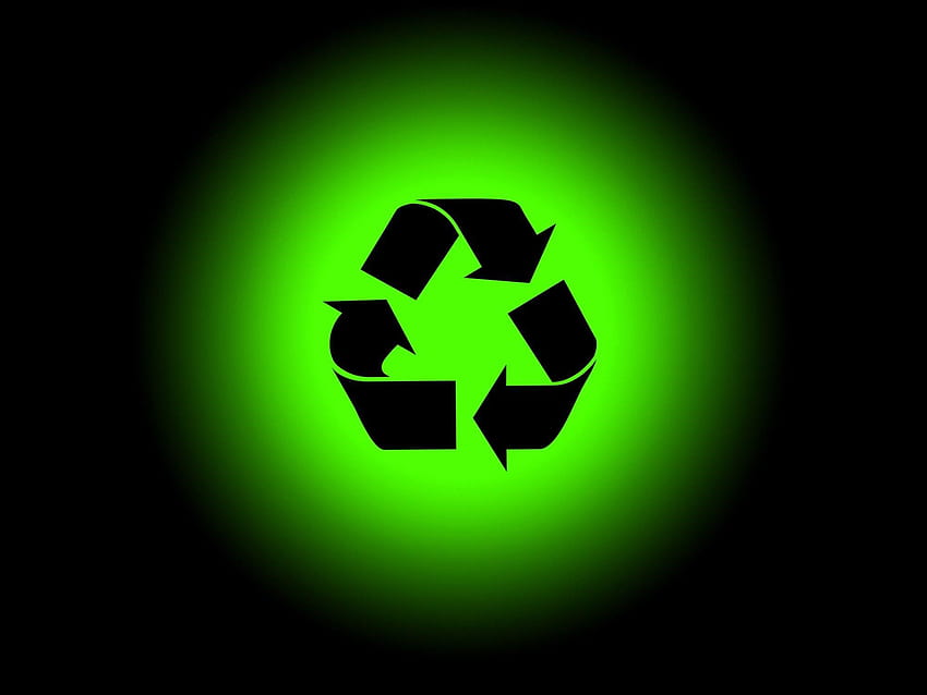 Green internet earth security recycle concept art glow icons logos HD  wallpaper | Pxfuel