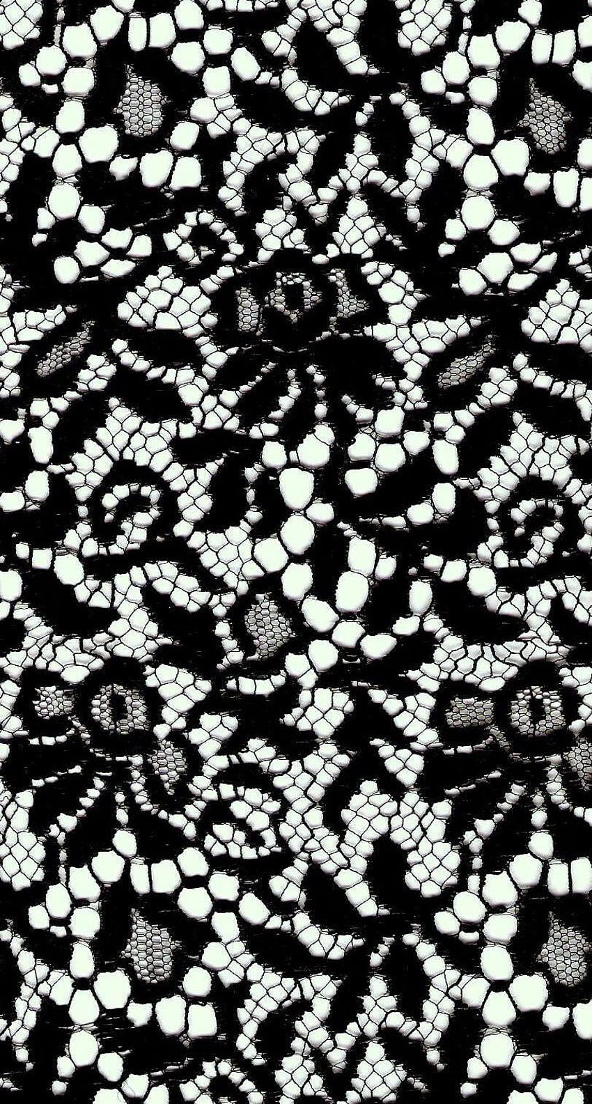 Black lace HD phone wallpaper