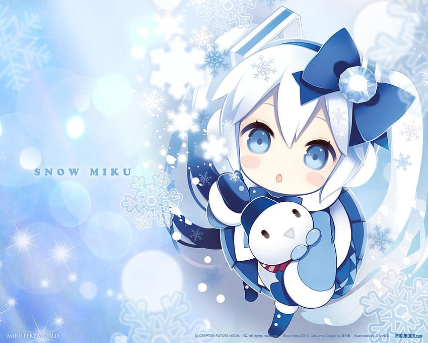 Schnee-Miku ‹ HD-Hintergrundbild