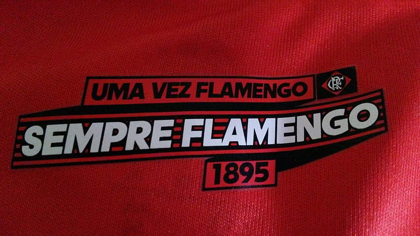 Фраза „Uma vez Flamengo, semper Flamengo“, clube de regatas do flamengo HD тапет