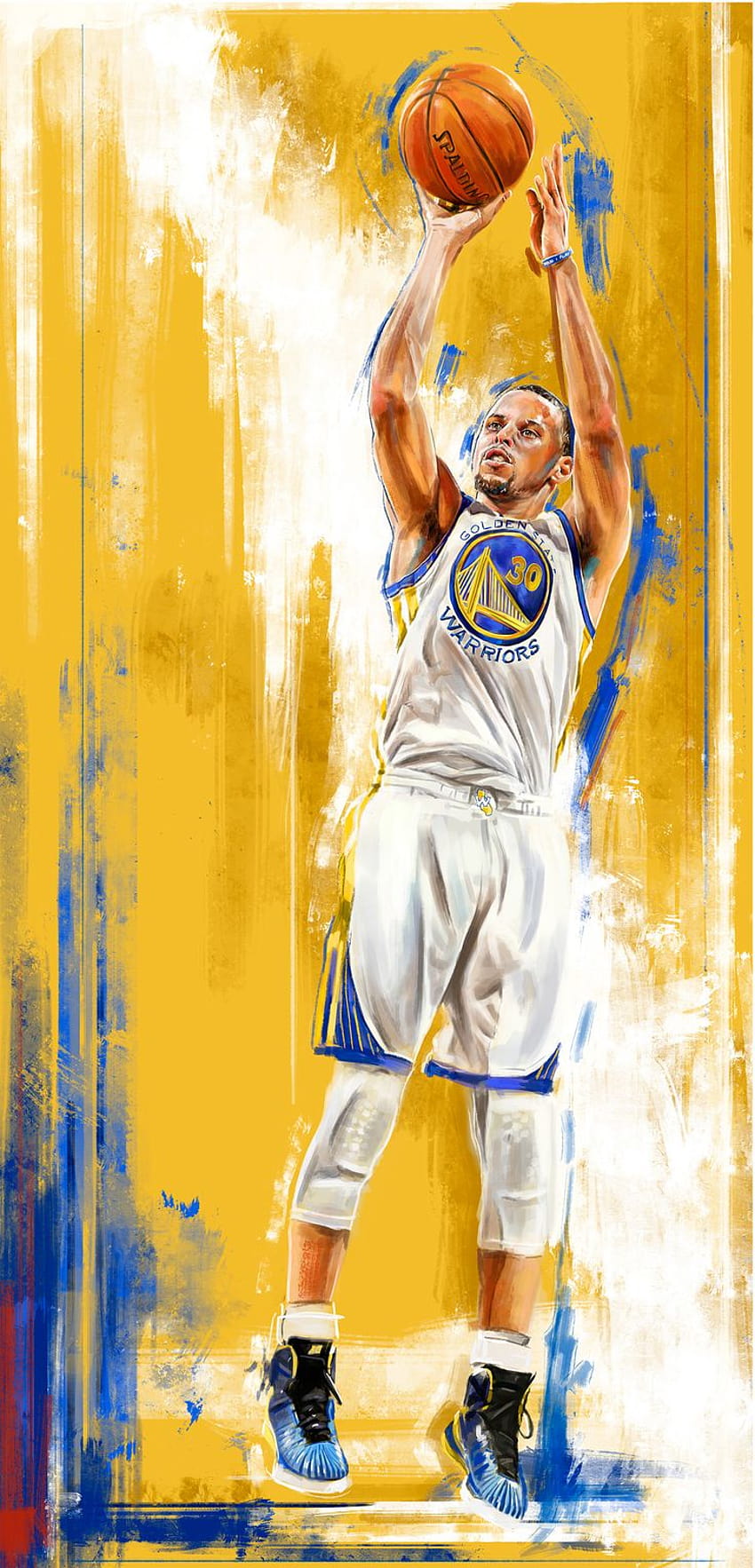 Stephen Curry Android, basketball art HD phone wallpaper