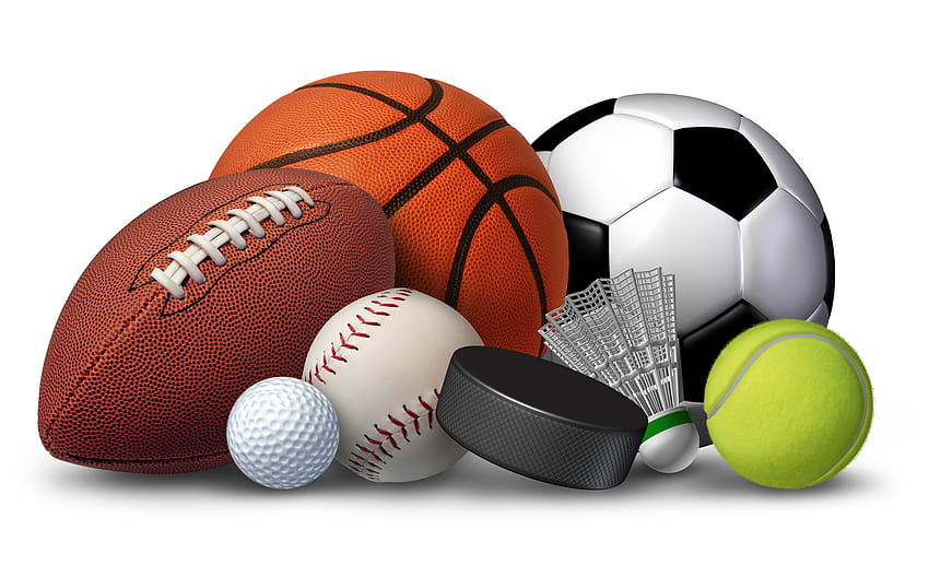 Sportbälle, Sportbälle png , Cliparts in der Clipart-Bibliothek HD-Hintergrundbild