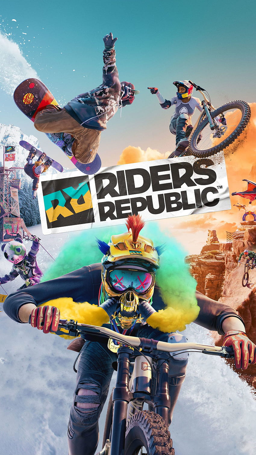 Riders Republic Game Poster Ultra Mobile HD phone wallpaper