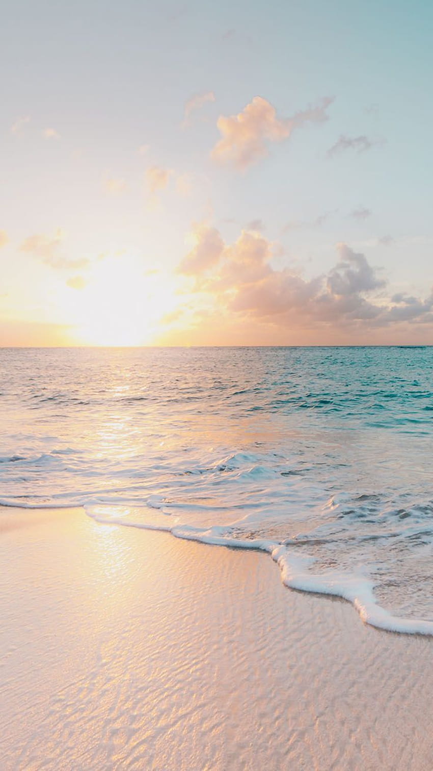Pretty Beach iPhone, süßer, ästhetischer, adretter Sommer HD-Handy-Hintergrundbild