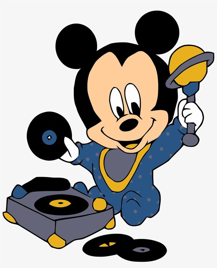 Baby Mickey Dj Musik Maus Clipart Png, Mickey-Maus-Baby HD-Handy-Hintergrundbild