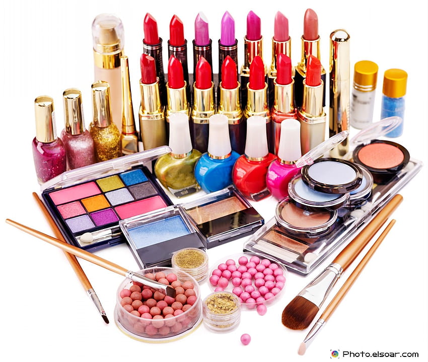 Produkty kosmetyczne – w plikach JPEG wysokiej jakości • Elsoar, zestaw do makijażu Tapeta HD