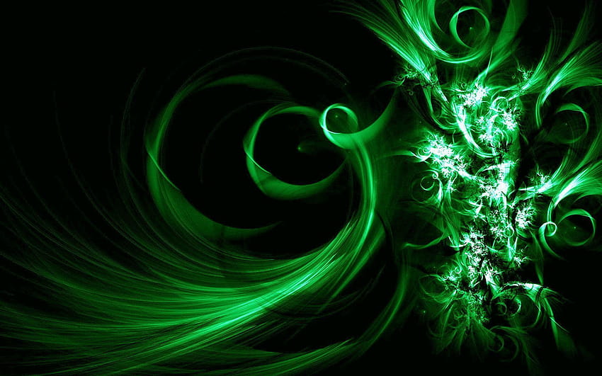 Black And Lime Green Group 1920×1200 Green Backgrounds, desain hijau hitam Wallpaper HD