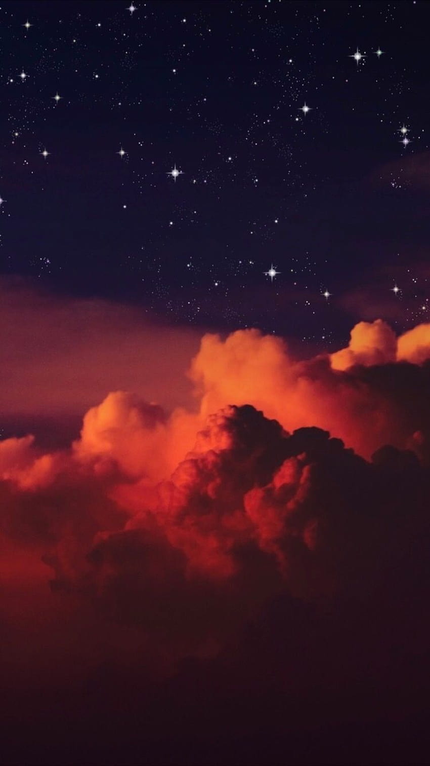 Aesthetic Night Sky Background  750x1333 Wallpaper  teahubio