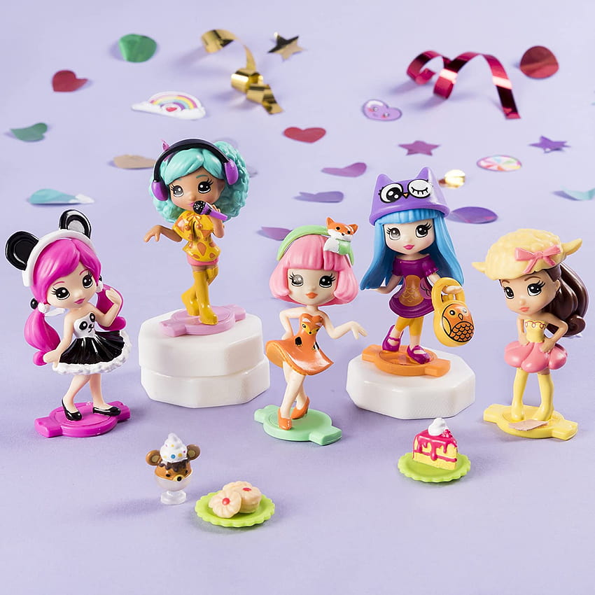 Party Popteenies – Party Pack – 6 Surprise Popper Bundle with Confetti, Collectible Mini Dolls and Accessories, for Ages 4 and Up HD phone wallpaper