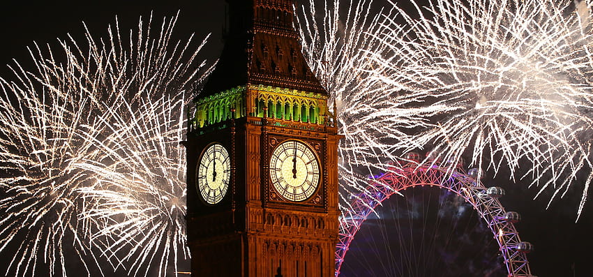 Five myths about New Year's Eve, big ben fireworks HD wallpaper