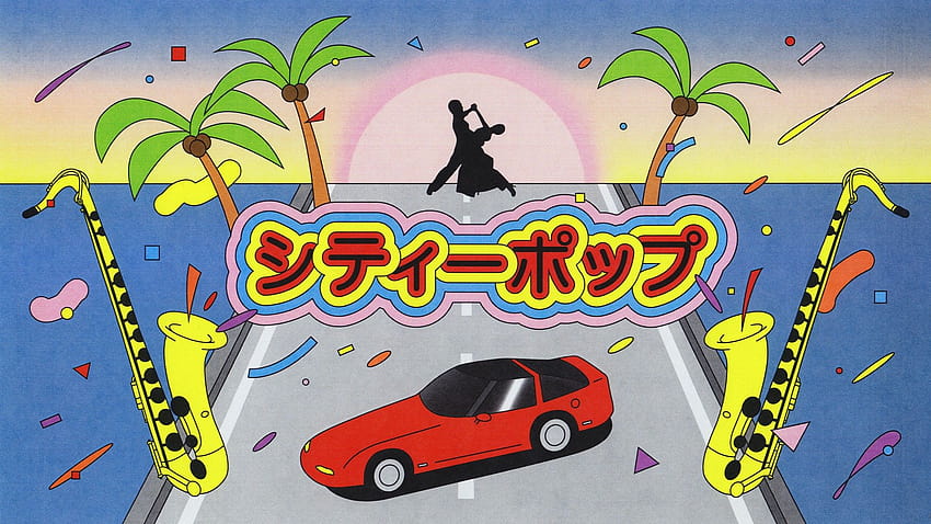 Panduan untuk Masuk ke Kota Pop, Kehidupan Malam Tahun 80-an yang Subur di Tokyo, budaya pop yang estetis Wallpaper HD