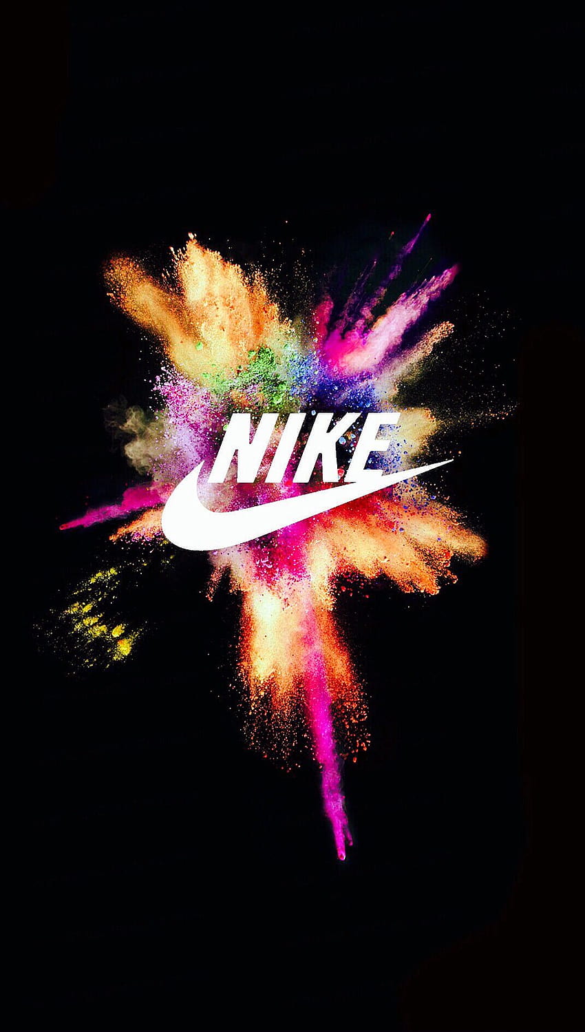 glowing nike sign