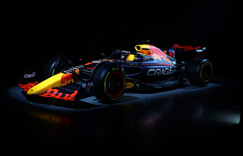 Разкрит състезател от Формула 1 на Red Bull Racing RB18 за 2022 г HD тапет