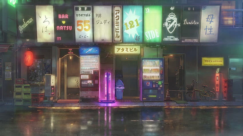 : anime, Japonya, Tenki no Ko, şehir, Weathering With You, yağmur 3840x2160, seninle uğultu HD duvar kağıdı