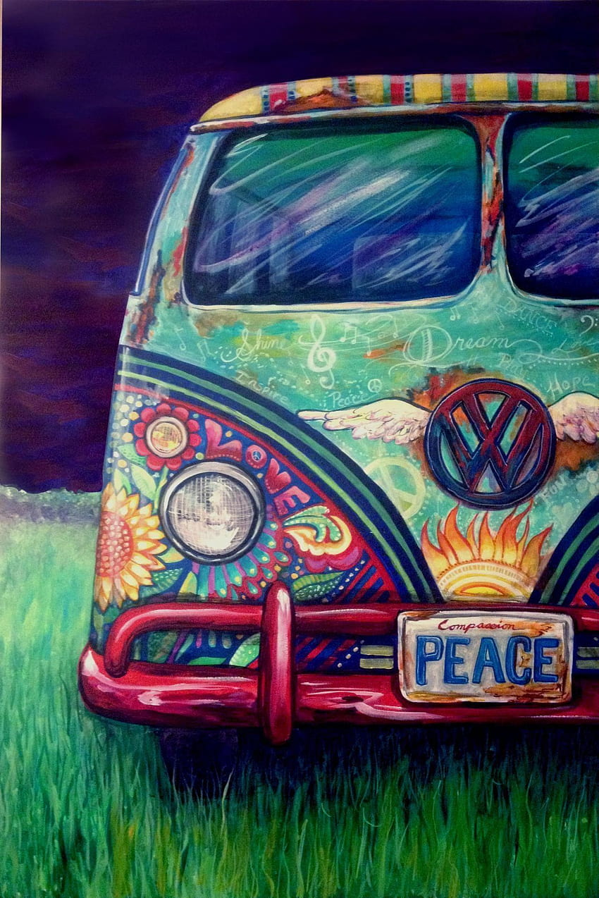 Kerian's Art and Graphic Design, peace hippie HD phone wallpaper