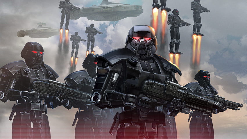 Dark Troopers Join Star Wars: Galaxy of Heroes, mandalorian dark troopers HD wallpaper