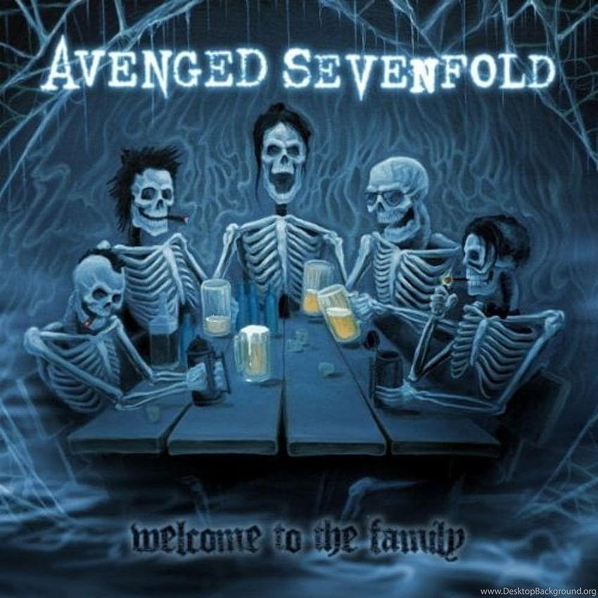 Álbum de portada Avenged Sevenfold Nightmare Music fondo de pantalla del teléfono