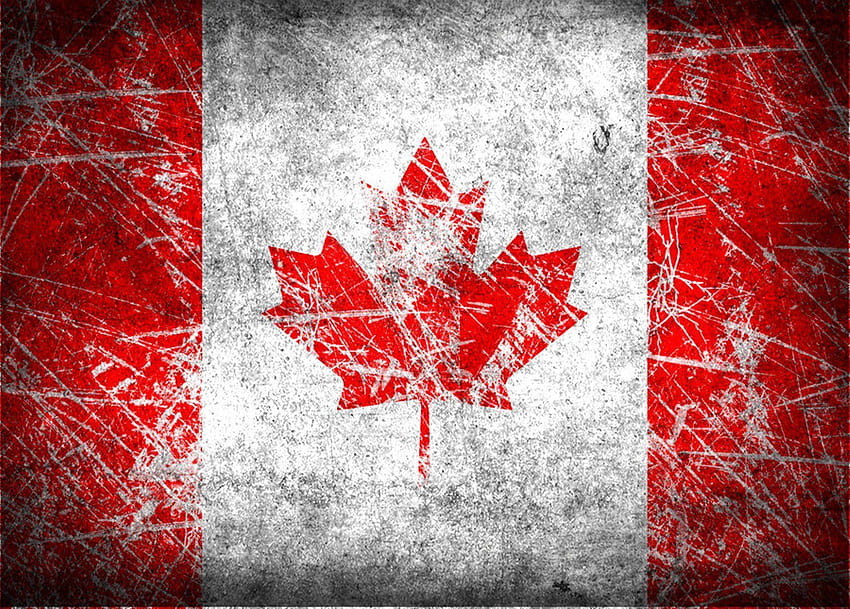 Canada Flag Abstract, national flag HD wallpaper