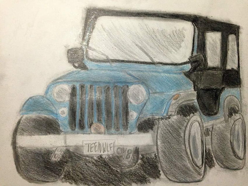 Mi dibujo de Stiles Jeep~ Roscoe fondo de pantalla