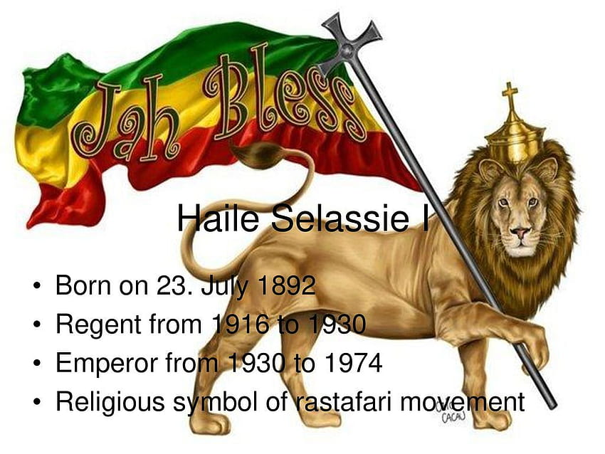 Haile Selassie I Born on 23. July 1892 Regent from 1916 to ppt HD wallpaper