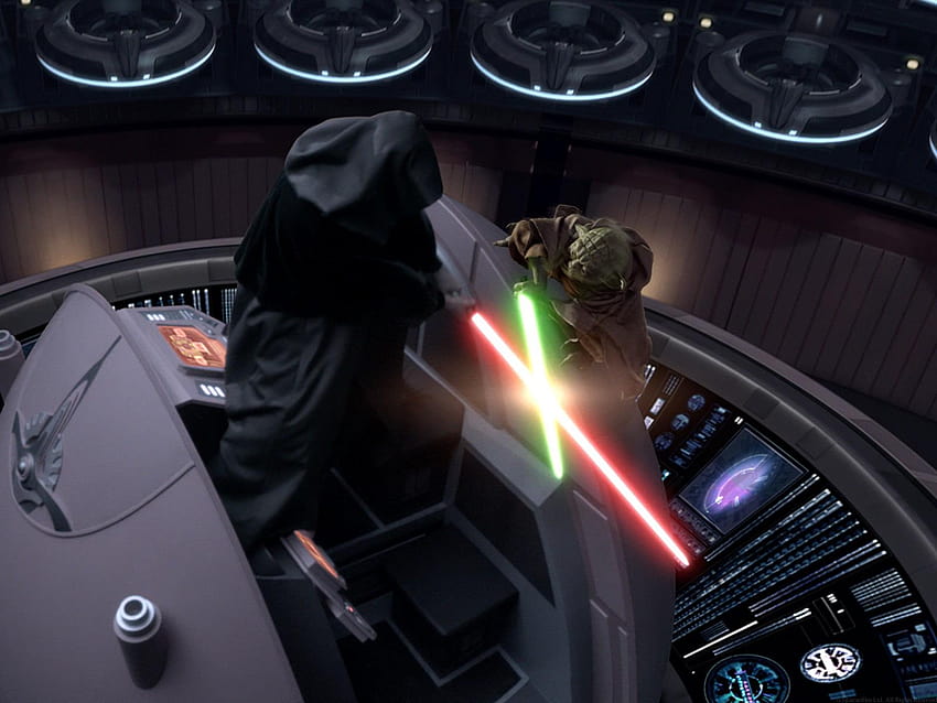 Star Wars 9' theory: Forgotten Yoda quote reveals his plan to beat, yoda vs darth sidious HD wallpaper