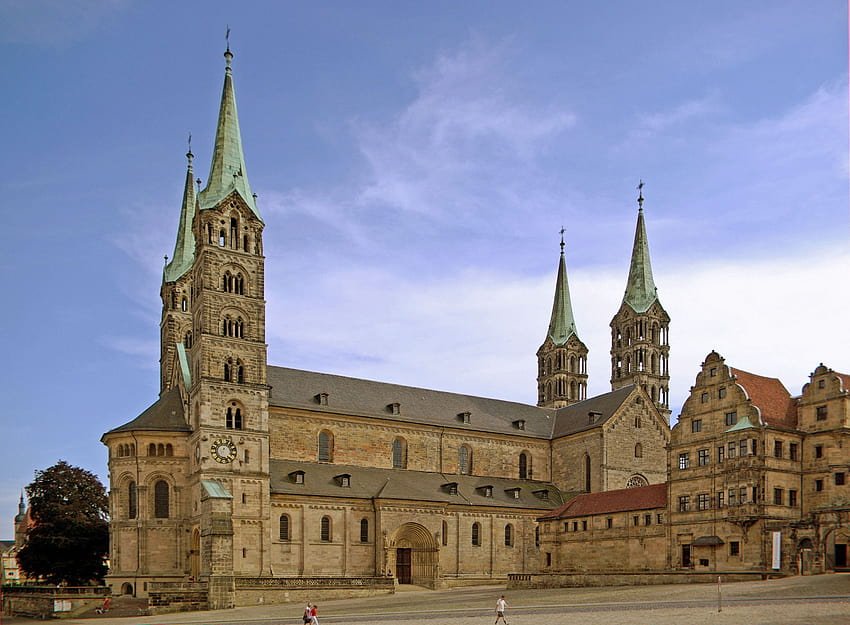 Bamberg, Dom papel de parede HD