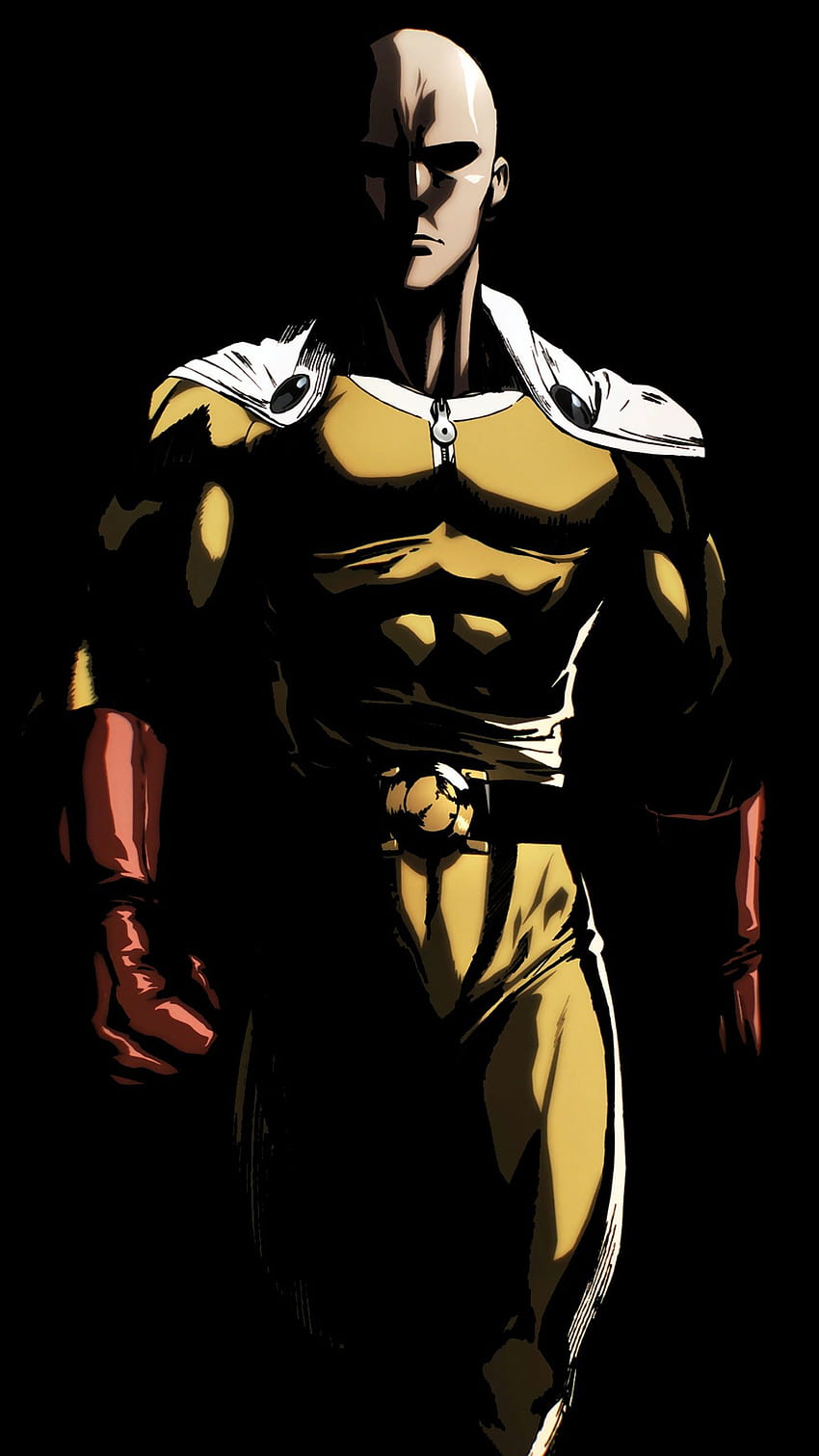 Saitama One Punch Man, androide de un solo golpe fondo de pantalla del teléfono