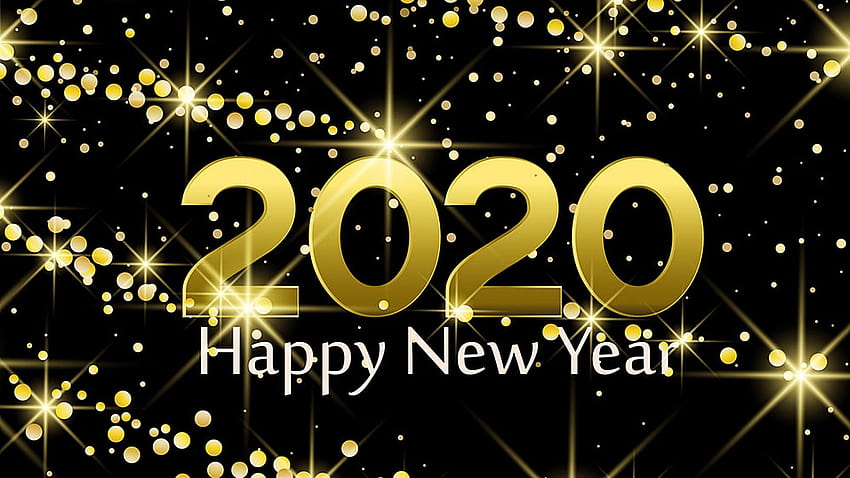 2020 , 2020, 3d, Vector, Yellow, Events, happy new year 2020 best HD wallpaper