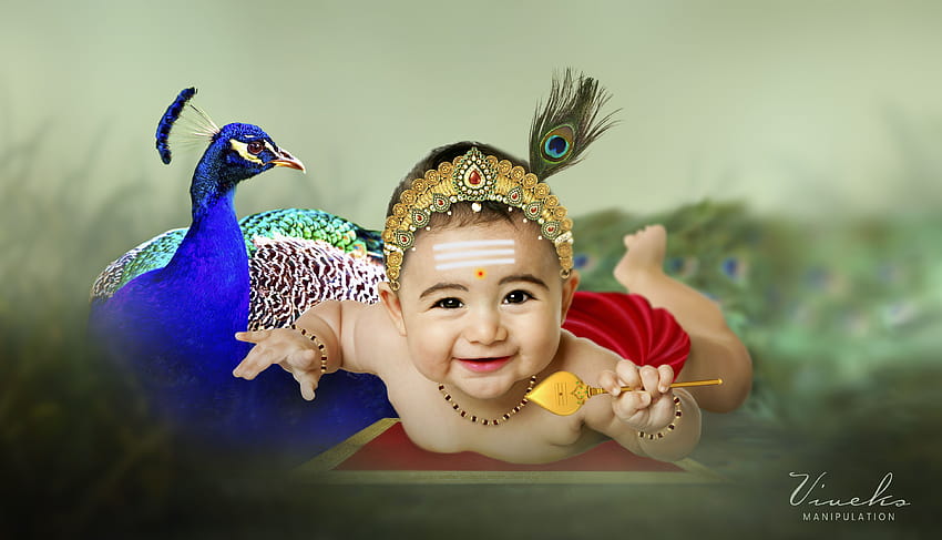 criança deus murugan, bebê murugan papel de parede HD
