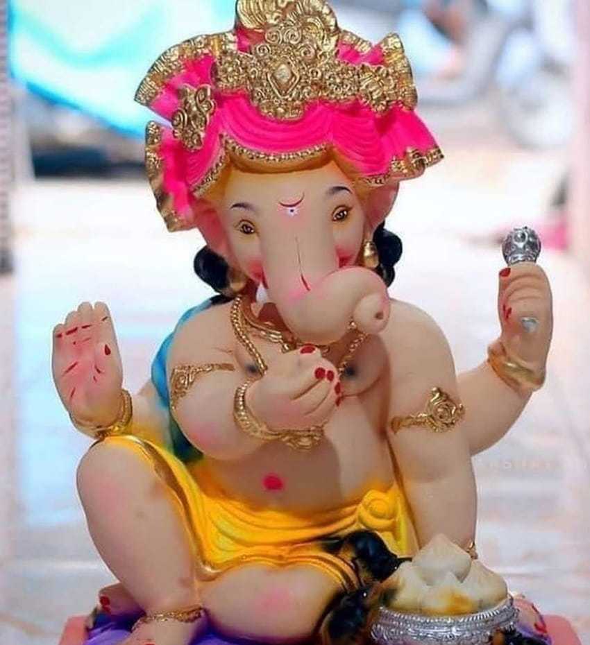 2 Lord Ganesh : Ganpati Bappa , Vinayaka , Pic Full, cute ganpati ...