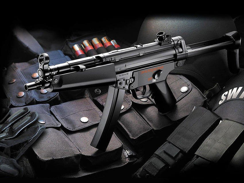 GetPic의 Guns Weapons Mp5 Swat 특수 부대, 특수 경찰 HD 월페이퍼