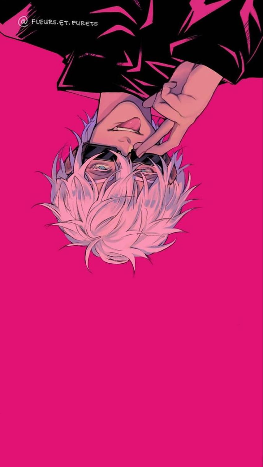 Day on Aesthetic/, anime rosa oscuro fondo de pantalla del teléfono