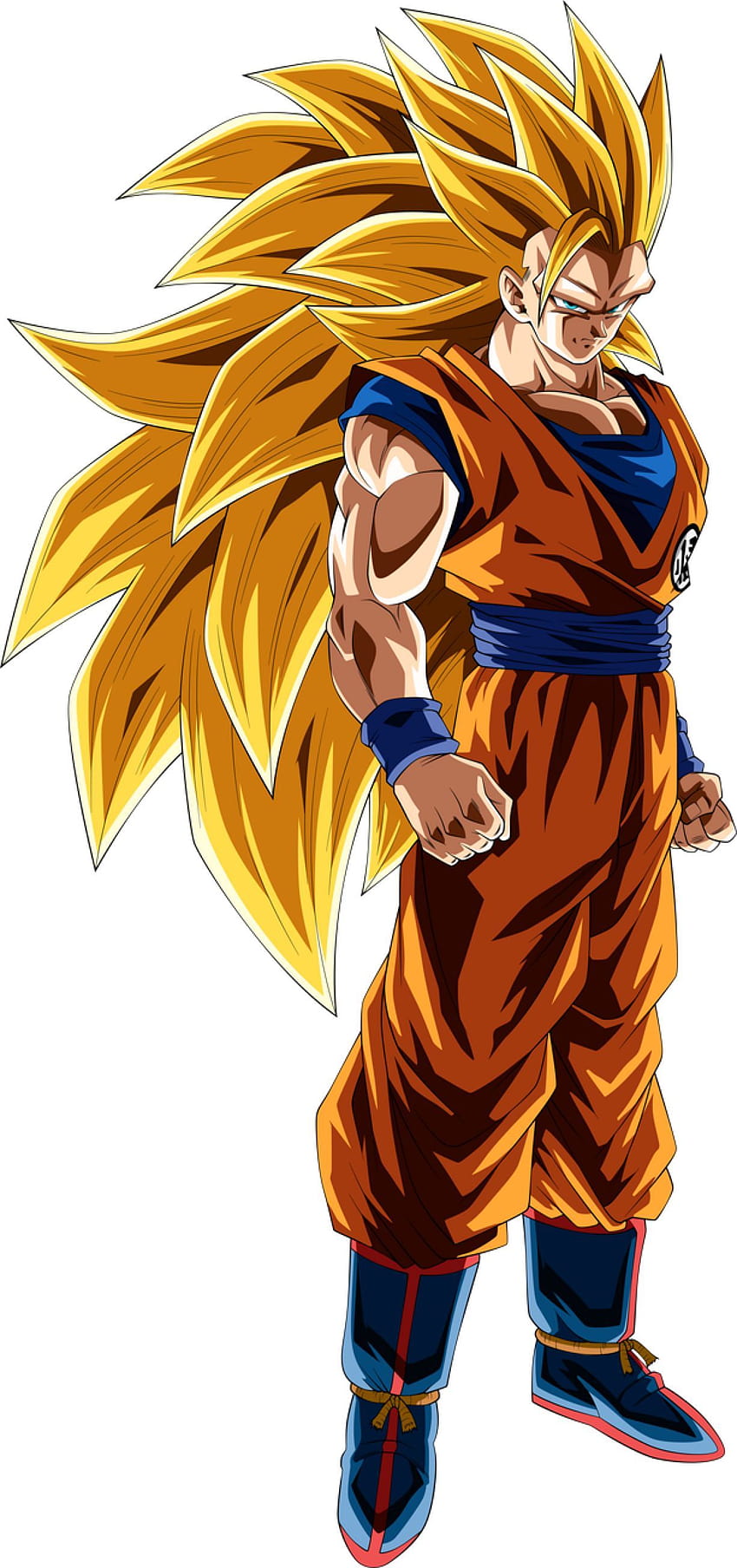 Super Saiyan 3 Goku Lineart by BrusselTheSaiyan on DeviantArt