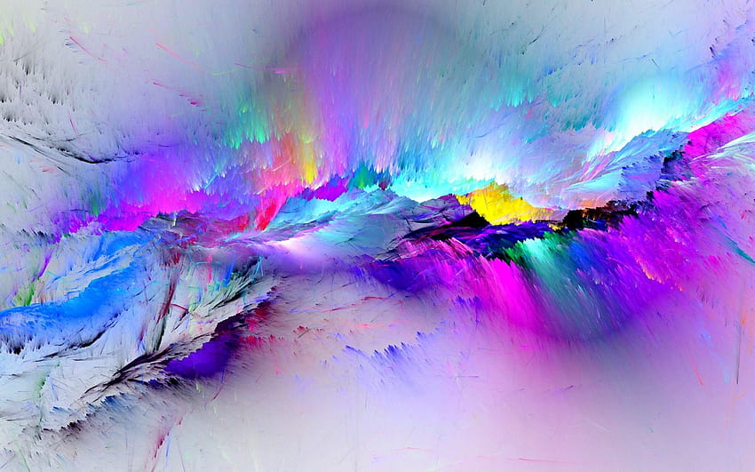 Paint Color Splash Backgrounds и mobile in HD тапет