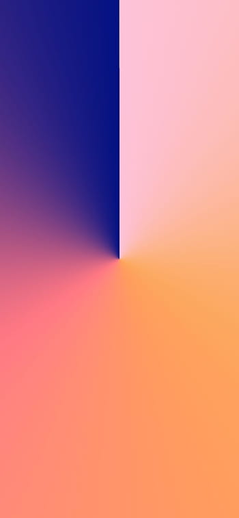 Duo iPhone wallpapers with split colors