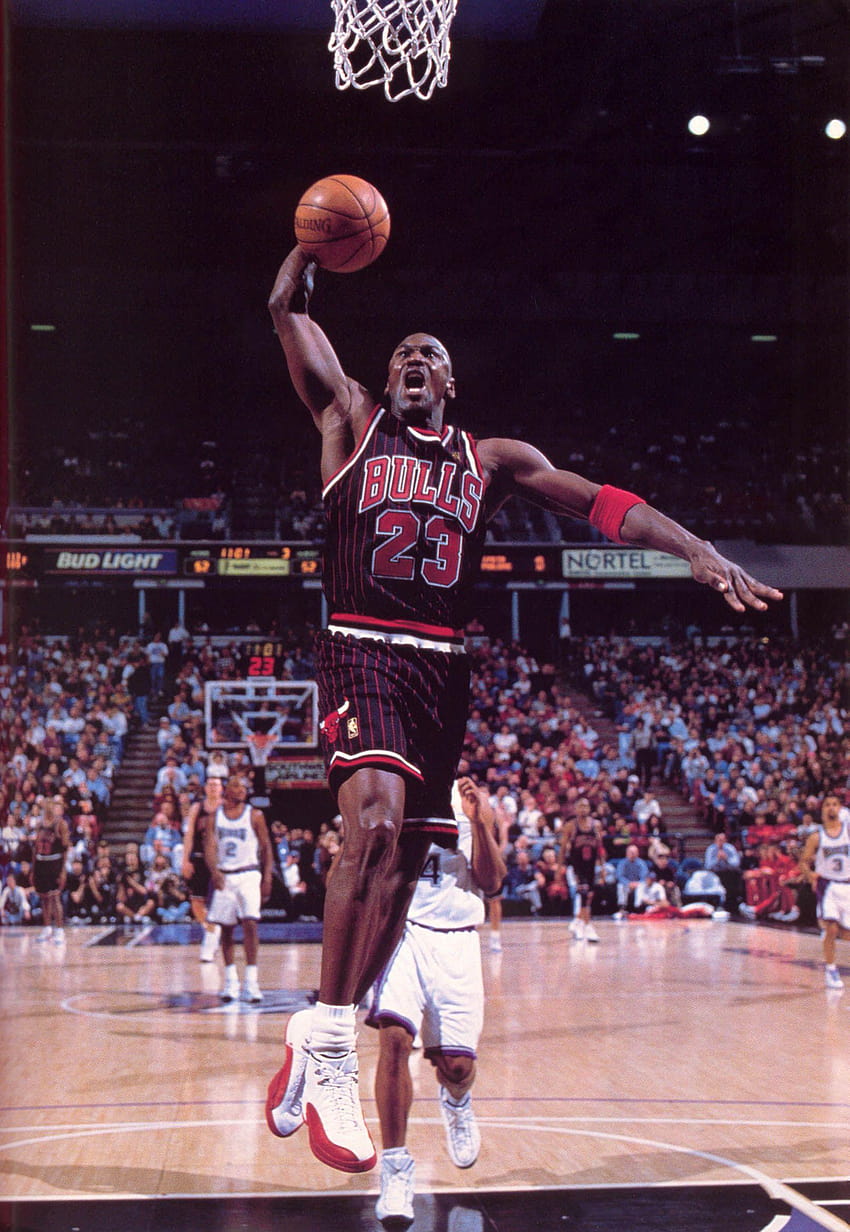 Спорт NBA 1614x2340, фланелка на Майкъл Джордан Булс HD тапет за телефон