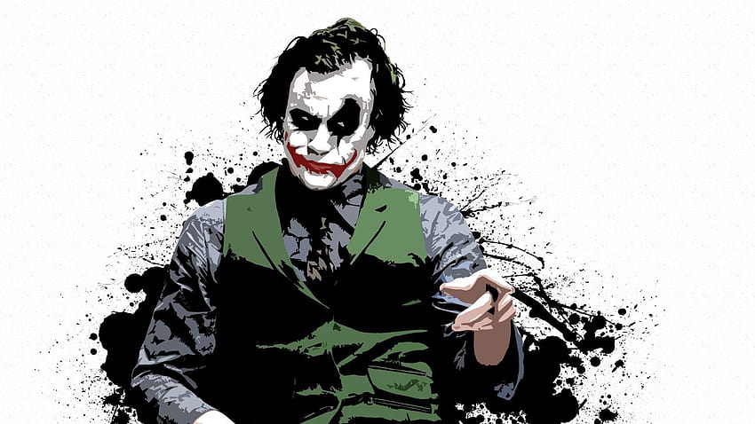 ilustración, El Caballero de la Noche, Batman, Joker, dibujos animados,  batman joker fondo de pantalla | Pxfuel