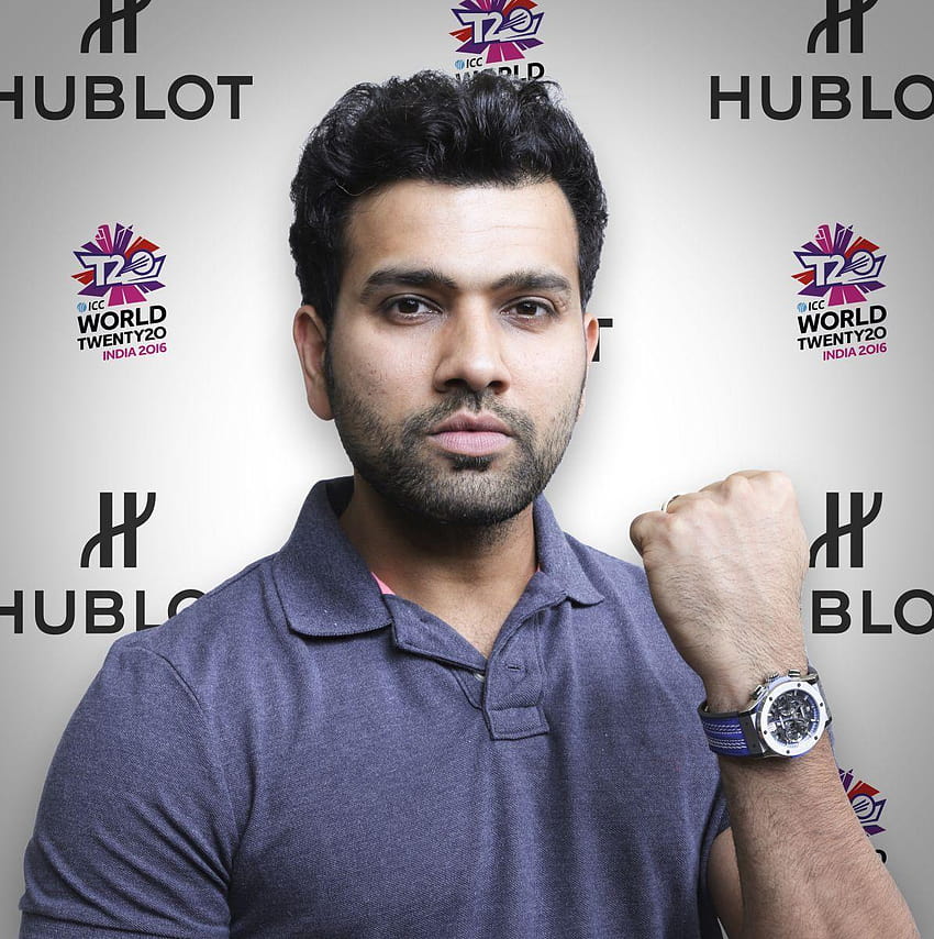 Rohit Sharma is now Friend of the Brand with Hublot Joining the, rohit sharma simple mobile HD phone wallpaper