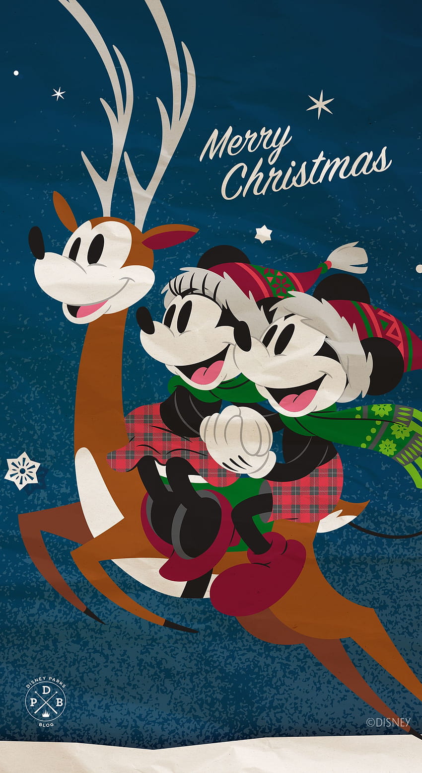 Mickey & Minnie Mouse 2018 Holiday – iPhone/Android, minnie winter HD phone wallpaper